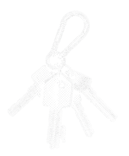 A dithered retro-styled image of Keys